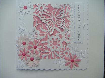 Shapeabilities Expandable Pattern Dies Butterfly Magic / Suajes de Corte Fondo de Mariposas Descontinuado Spellbinders