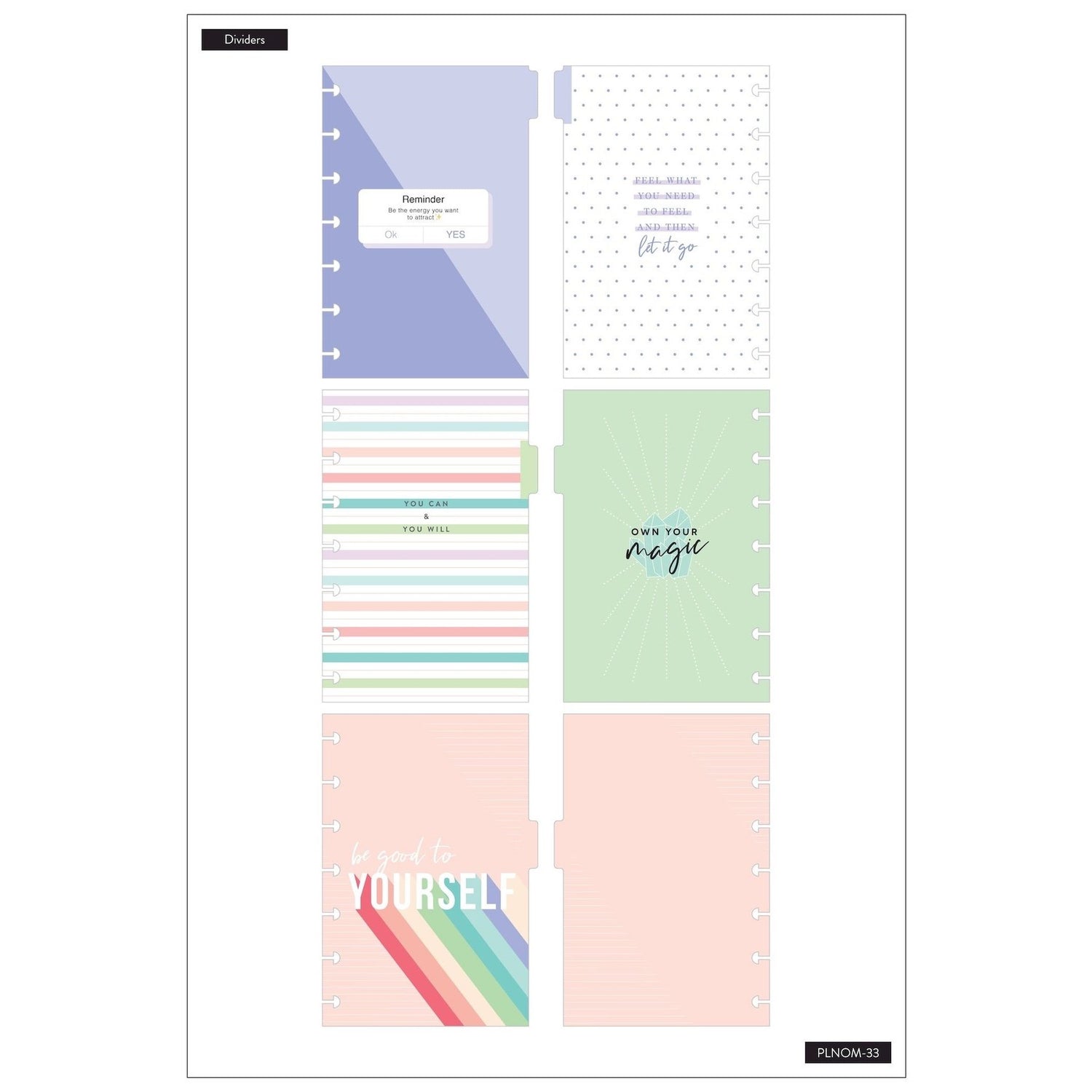 Happy Planner Wellness Mini Notebook /  Cuaderno de Notas Mini Descontinuado Me &amp; My Big Ideas