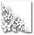 Clara Corner Die / Suaje de Corte de Esquina Floreada Descontinuado Poppy Stamps