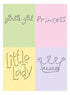 Folder de Grabado / Embossing Folder Princess 4 pieces Descontinuado Cuttlebug