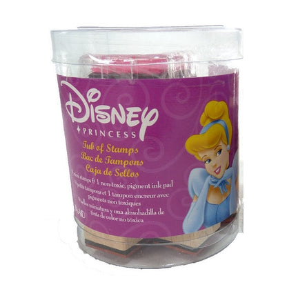 Princess Rubber Stamps Mini Tub / Set de Sellos de Princesas Descontinuado Plaid