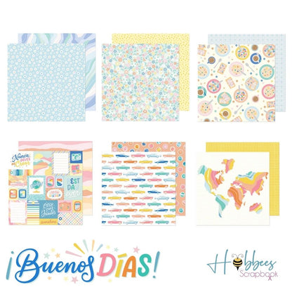 Buenos Dias Single-Sided Paper Pad 12 x 12&quot; / Block de Papel Estampado Papel American Crafts