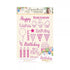 Let´s Party Stamp Set  / Sellos de Polímero Cumpleaños Descontinuado Crafter&