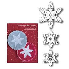 Pintpoint Snowflakes Die / Suaje de Copos de Nieve Dados de Corte / Suajes / Troqueles Memory Box