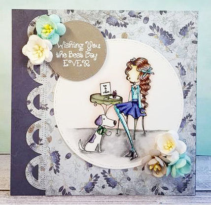 Cling Mounted Rubber Stamps Love The Weekend / Sello Cling Amo el Fin de Semana Descontinuado LDRS Creative