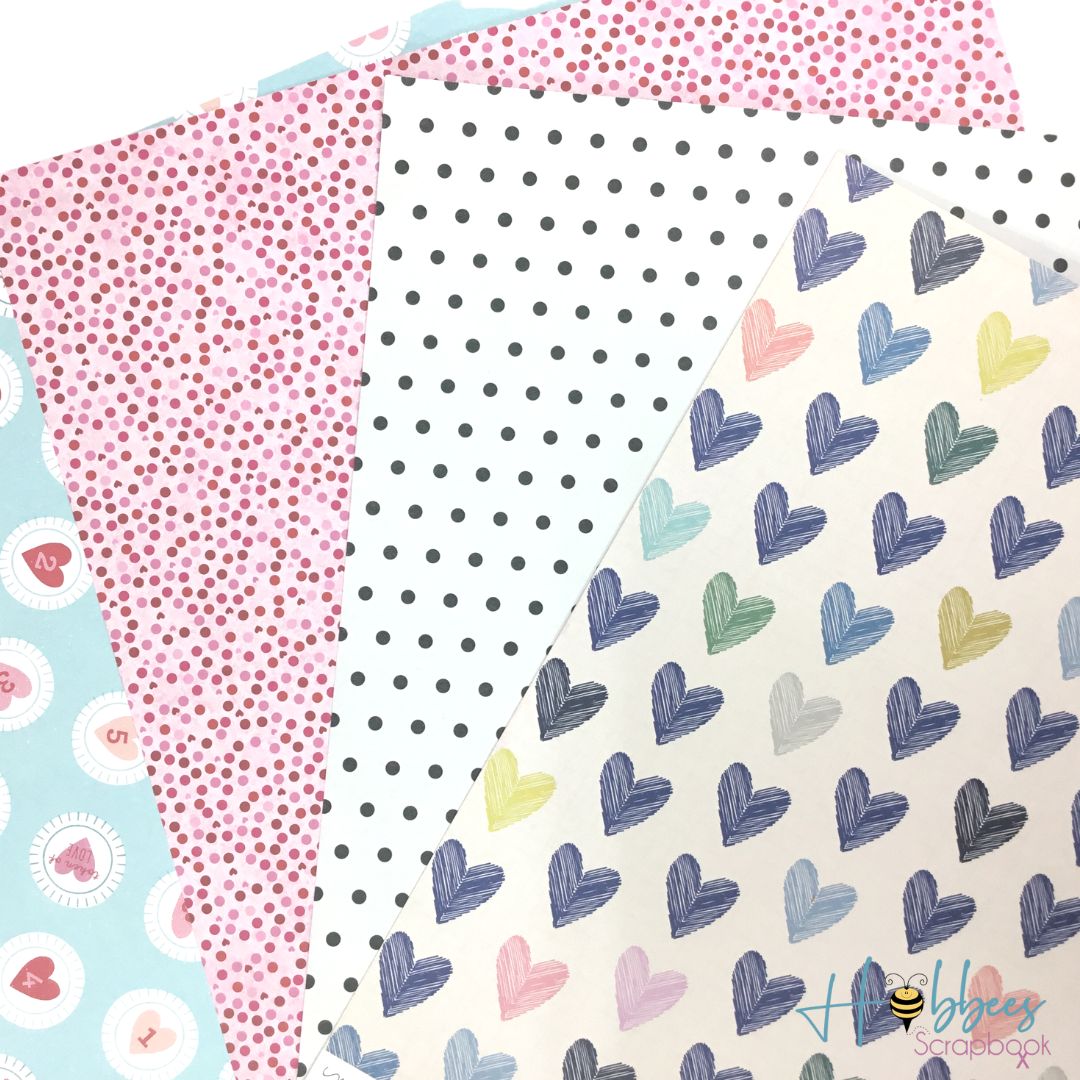 Súper Paquete de 40 Hojas de Papel Surtido de 12 pulgadas Papel Hobbees