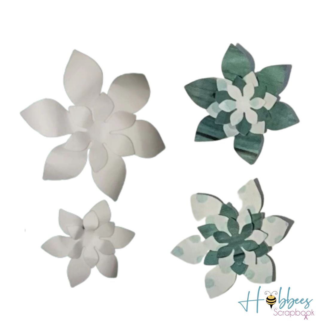 Suajes de Flores de 6 pétalos Dados de Corte / Suajes / Troqueles Hobbees