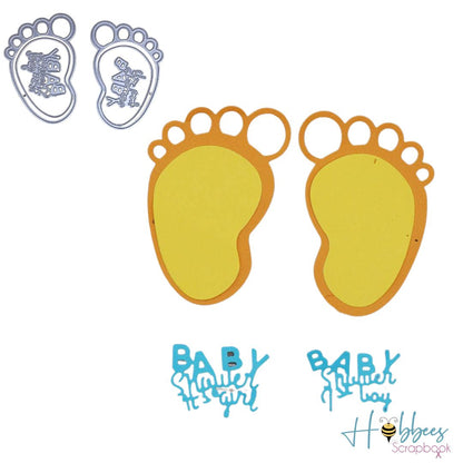 Suaje de Huellita de Bebé Dados de Corte / Suajes / Troqueles Hobbees