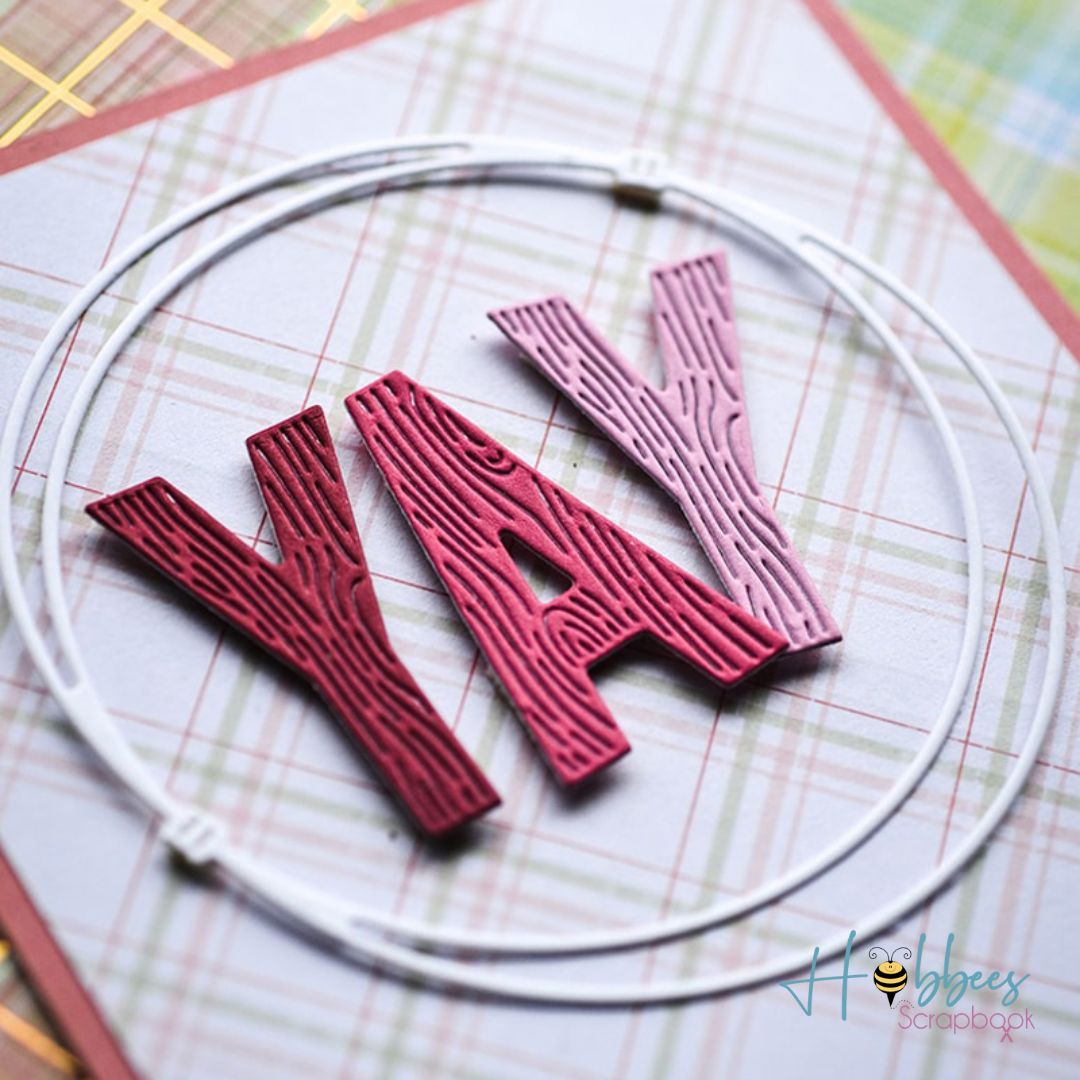 Suaje de Alfabeto en Mayúsculas Betas de Madera Dados de Corte / Suajes / Troqueles Hobbees