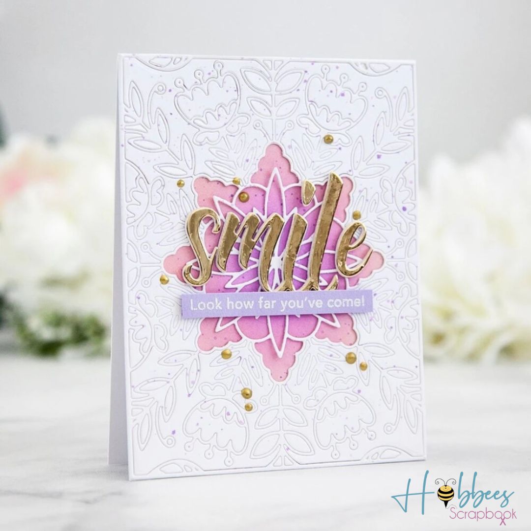 Suaje de Fondo Floral Dados de Corte / Suajes / Troqueles Hobbees