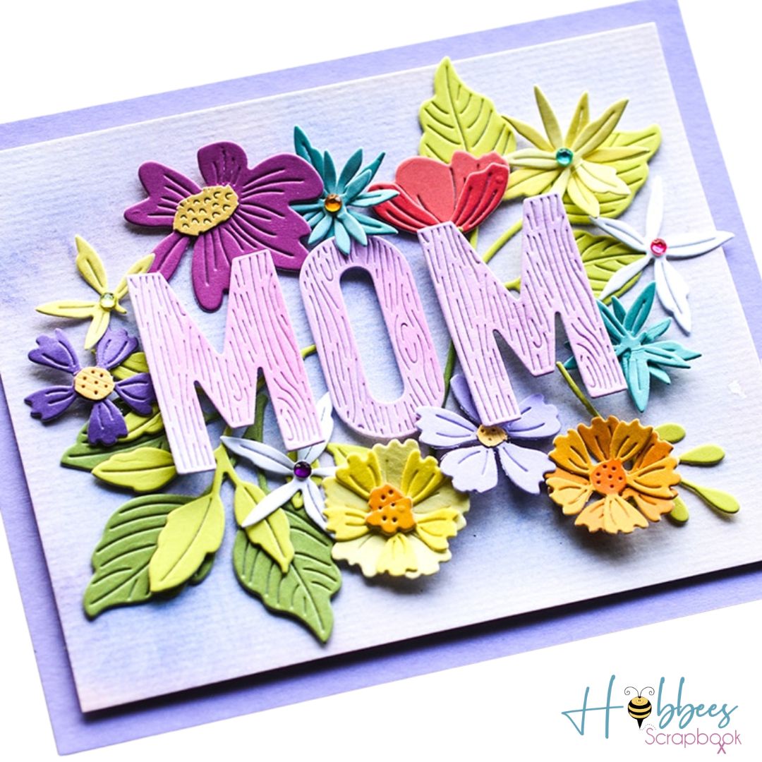 Suaje de Alfabeto en Mayúsculas Betas de Madera Dados de Corte / Suajes / Troqueles Hobbees