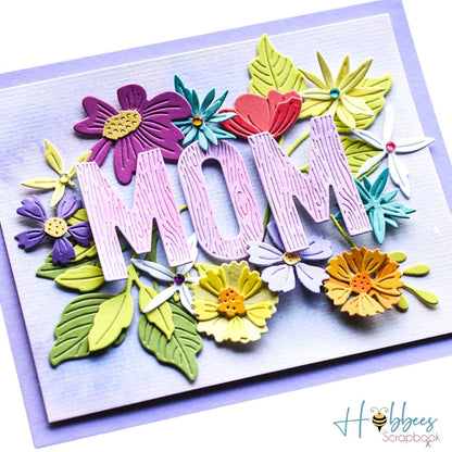 Suaje de Alfabeto en Mayúsculas Betas de Madera Dados de Corte / Suajes / Troqueles Hobbees