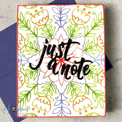 Suaje de Fondo Floral Dados de Corte / Suajes / Troqueles Hobbees