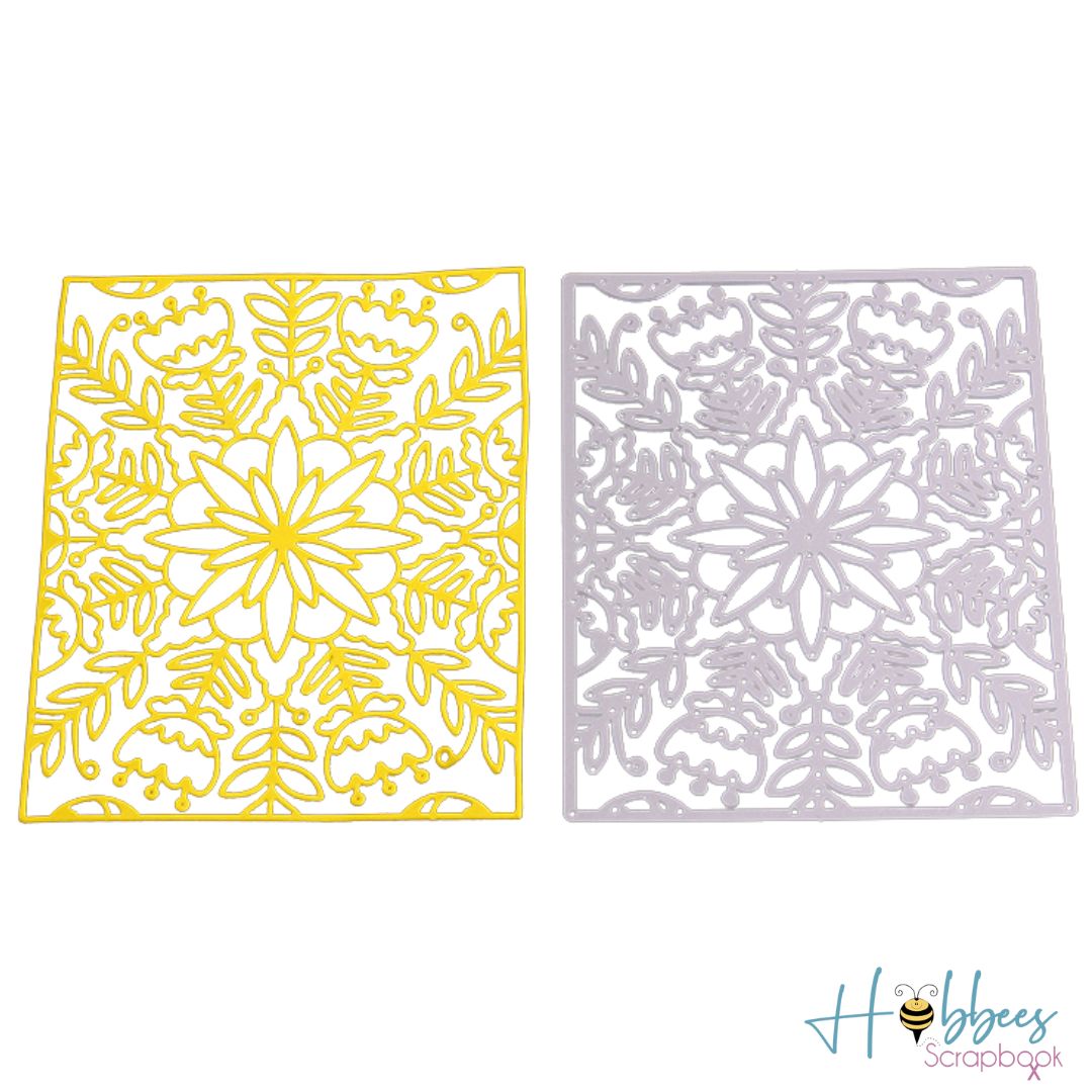 Suaje de Fondo Floral Dados de Corte / Suajes / Troqueles Hobbees