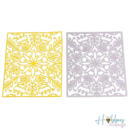 Suaje de Fondo Floral Dados de Corte / Suajes / Troqueles Hobbees