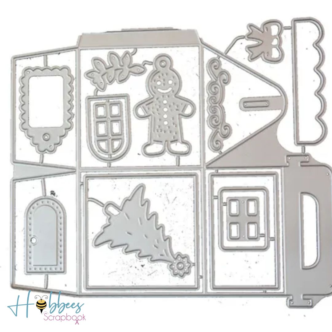 Suajes de Casita de Navidad Dados de Corte / Suajes / Troqueles Hobbees