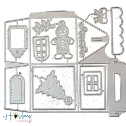 Suajes de Casita de Navidad Dados de Corte / Suajes / Troqueles Hobbees