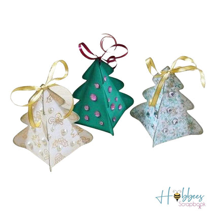 Suaje de Cajita de Pino Navideño Dados de Corte / Suajes / Troqueles Hobbees