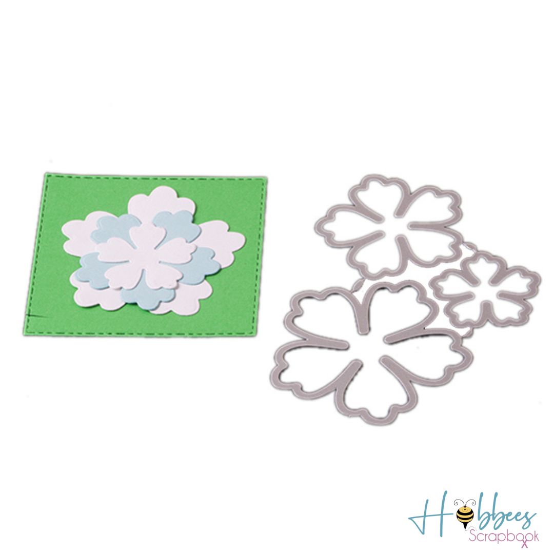 3 Suajes de Flores Dados de Corte / Suajes / Troqueles Hobbees