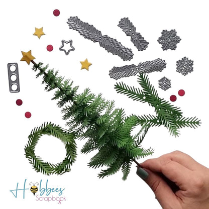 Suaje de Ramas de Pino Dados de Corte / Suajes / Troqueles Hobbees