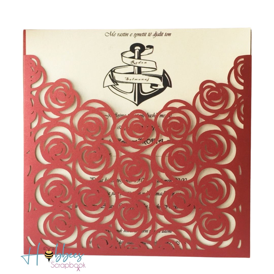 Suaje para Invitación de Rosas Dados de Corte / Suajes / Troqueles Hobbees