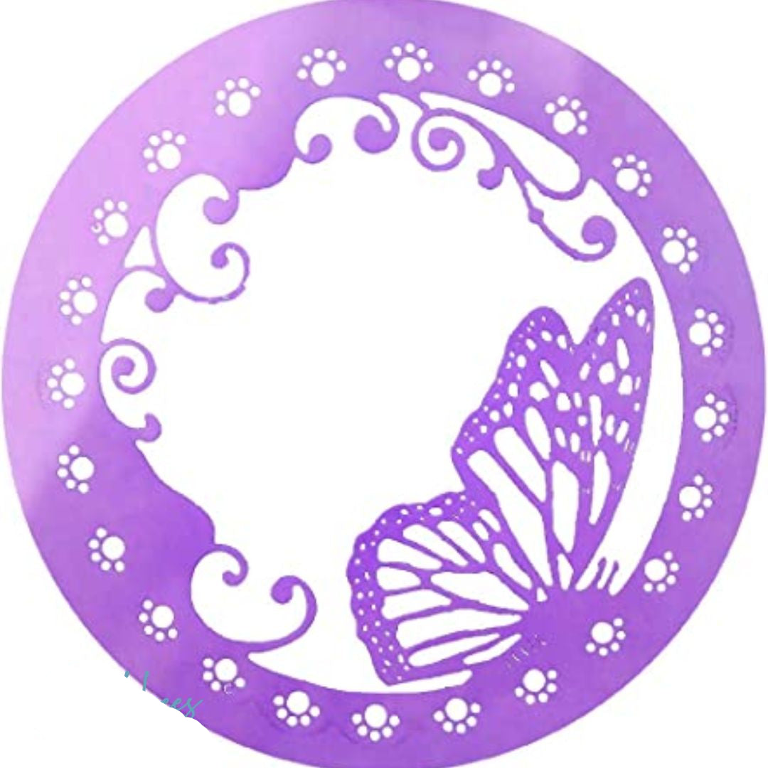 Suaje de Circulo con Mariposa Dados de Corte / Suajes / Troqueles Hobbees
