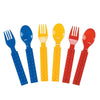 Color Brick Party Fork &amp; Spoon Set / Cucharas y Tenedores de Bloques