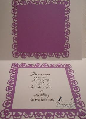 Pansy Punch Around The Page Set / Set de Perforadoras de Flores Pensamiento Descontinuado Martha Stewart