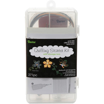 Quilling Starter Kit with Storage box / Tiras de Papel para Filigrana con caja para guardar Descontinuado Darice