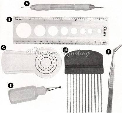 Quilling Starter Kit with Storage box / Tiras de Papel para Filigrana con caja para guardar Descontinuado Darice