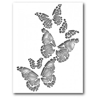 Reverse Butterfly Collage Dies / Suaje de Corte Mariposas Caladas Descontinuado Memory Box