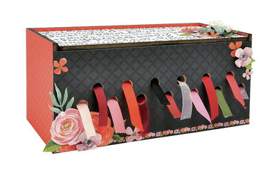 Ribbon Storage / Estuche Para Guardar Cintas Descontinuado Kaiser Craft