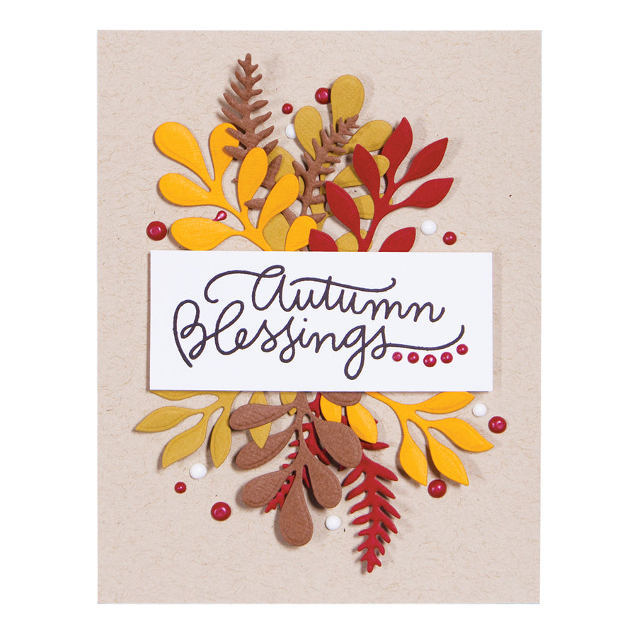 Shapeabilities Die D-Lites Little Plants Dies / Suajes de Follaje Descontinuado Spellbinders