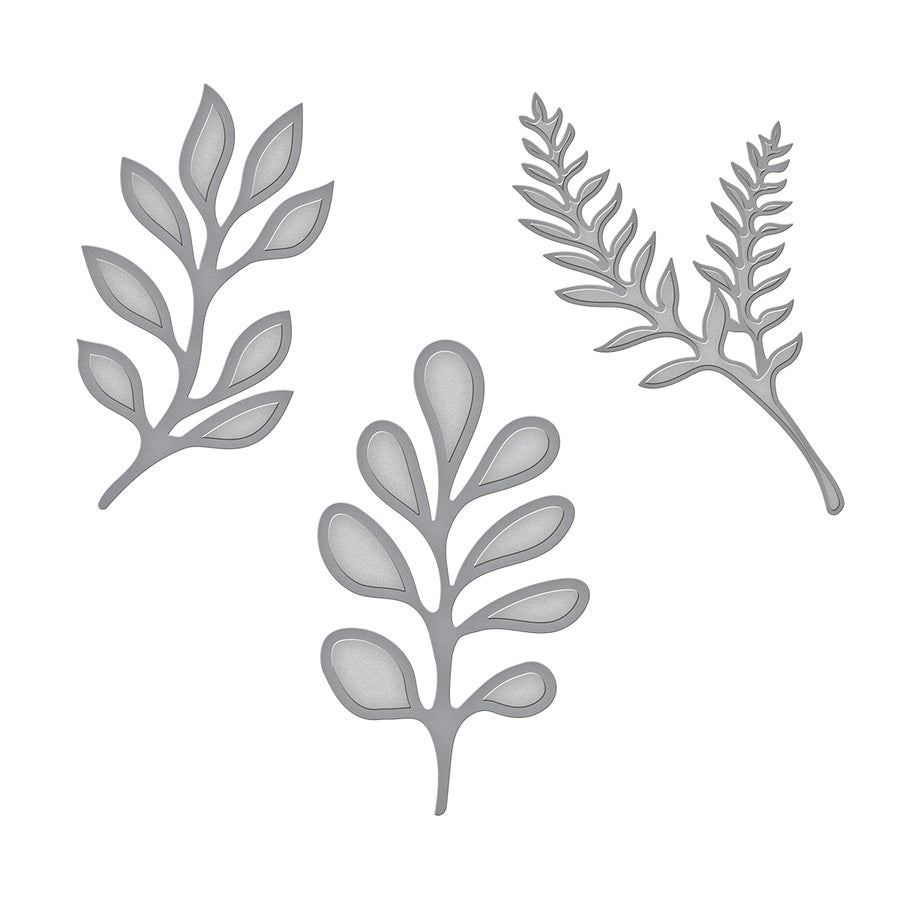 Shapeabilities Die D-Lites Little Plants Dies / Suajes de Follaje Descontinuado Spellbinders