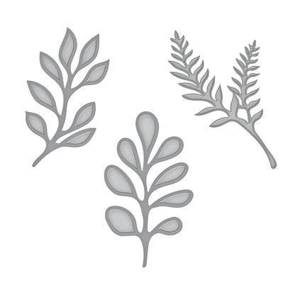 Shapeabilities Die D-Lites Little Plants Dies / Suajes de Follaje Descontinuado Spellbinders