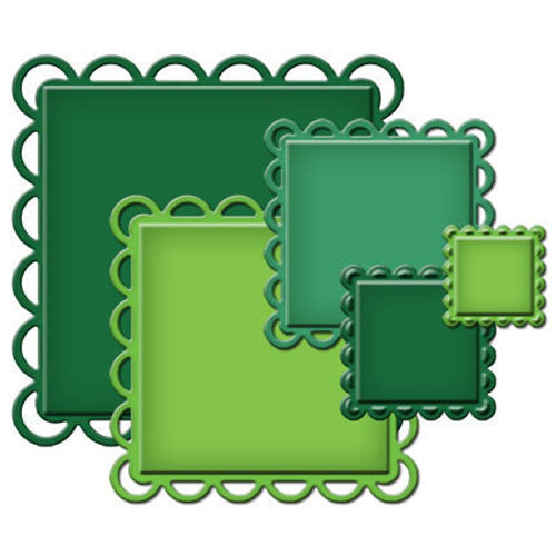 Lacy Squares Dies and Emboss / Suaje y Realce Cuadrados con Encajes Descontinuado Spellbinders