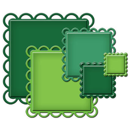 Lacy Squares Dies and Emboss / Suaje y Realce Cuadrados con Encajes Descontinuado Spellbinders