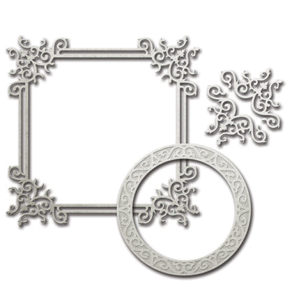 Shapeabilities Dies Laced with Love / Suajes de Corte Marco Floral Descontinuado Spellbinders