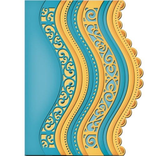 Borderabilities Card Creator Dies Curved Borders 2 / Suajes de Corte Bordes Descontinuado Spellbinders