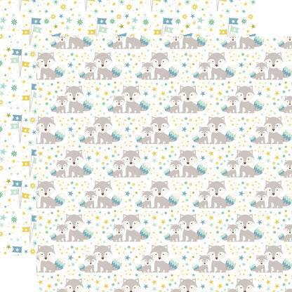 Kit Sweet Baby Boy / Papeles y Stickers Bebé Descontinuado Echo Park