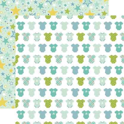 Kit Sweet Baby Boy / Papeles y Stickers Bebé Descontinuado Echo Park