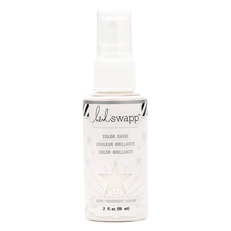 Color Shine Spritz Sheer / Tinta en Spray de Brillitos Pintura y Medios Mixtos Heidi Swapp