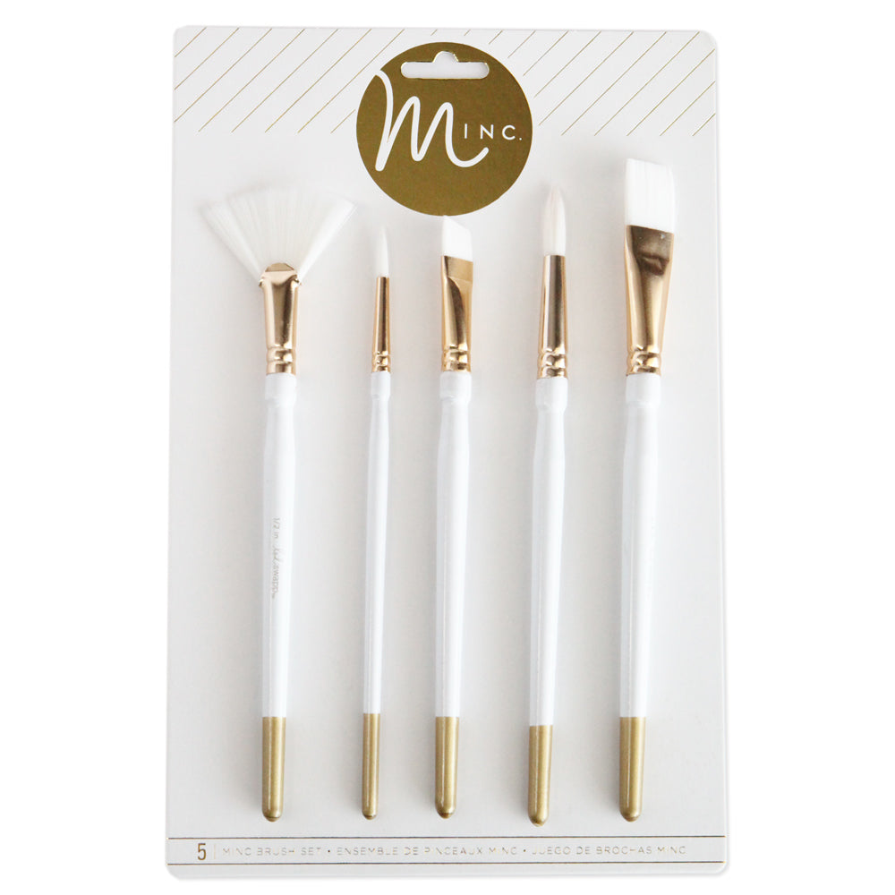 Minc Paint Brushes / Set de Pinceles Pinceles y Brochas Heidi Swapp