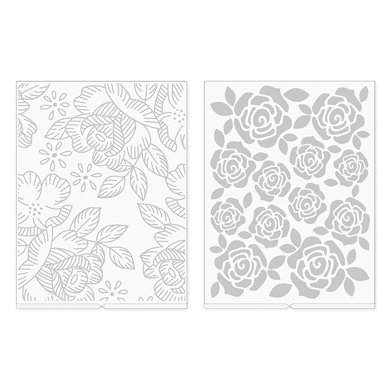 Florals Embossing Folders / Folders de Grabado Florales Descontinuado We R Memory Keepers
