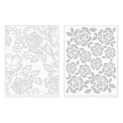 Florals Embossing Folders / Folders de Grabado Florales Descontinuado We R Memory Keepers
