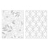 Maggie Holmes Embossing Folders / Folders de Grabado Flores y Enrejado Descontinuado We R Memory Keepers