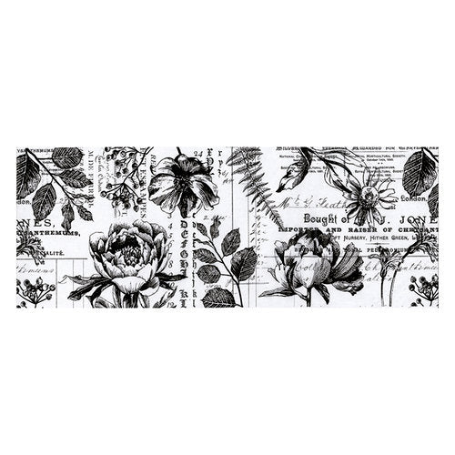 Tim Holtz Collage Paper Botanical / Papel con Diseño Floral Papel Tim Holtz