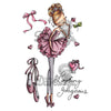 Cling Mounted Rubber Stamps Looking Gorgeous / Sello Cling Bailarina