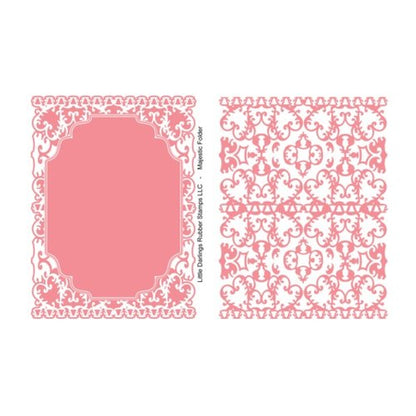 Embossing Folder Majestic / Juego de Folder de Grecas Descontinuado LDRS Creative