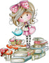 Cling Mounted Rubber Stamps Time for Tea / Sello Cling Tiempo para el Té Descontinuado LDRS Creative